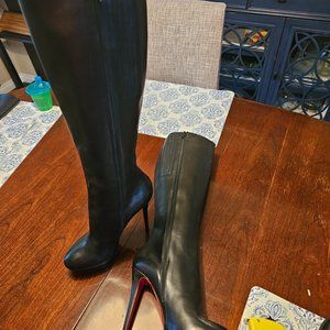 Christian Louboutin Botalili 120 Calf Leather Boot size 41